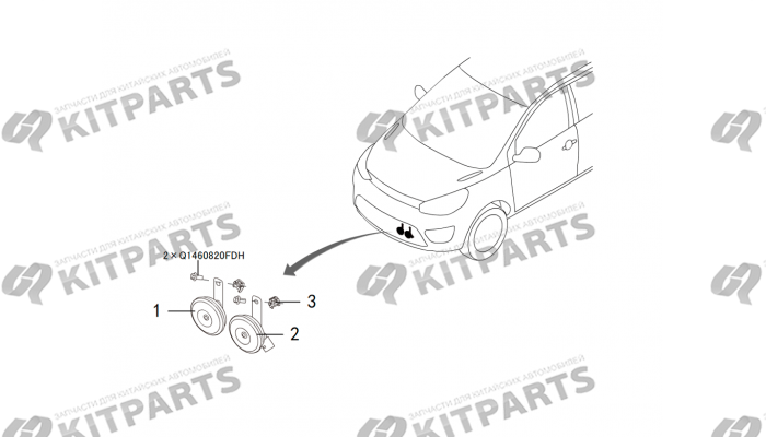 Звуковой сигнал Haval