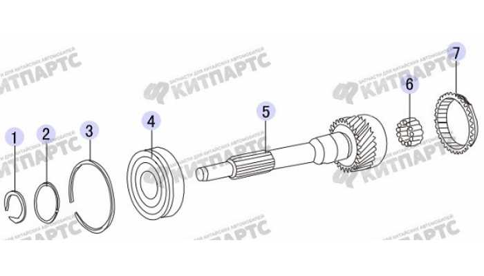 Вал первичный Great Wall Safe (SUV G5)