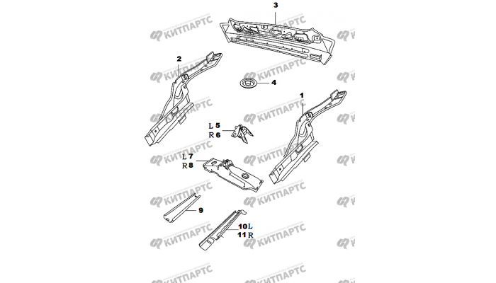 Панель задка Chery