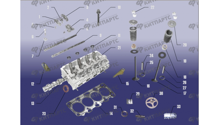 Головка блока цилиндров Chery