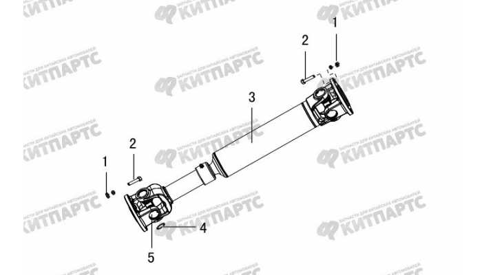 Вал карданный передний Great Wall DW Hower H5