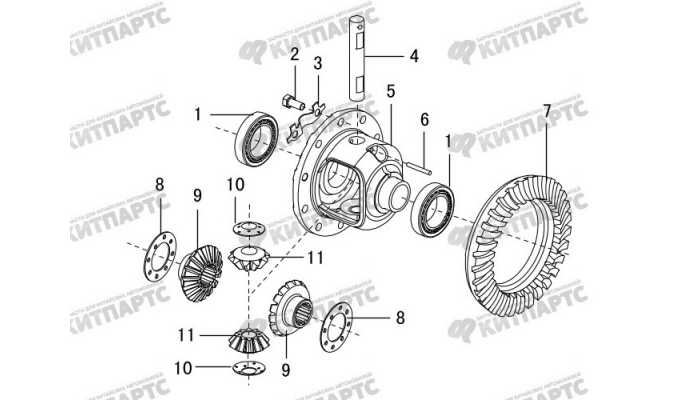 Дифференциал заднего моста Great Wall Hover H3 New