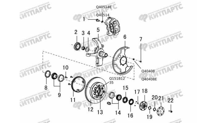 Тормоз дисковый передний Great Wall DW Hower H3