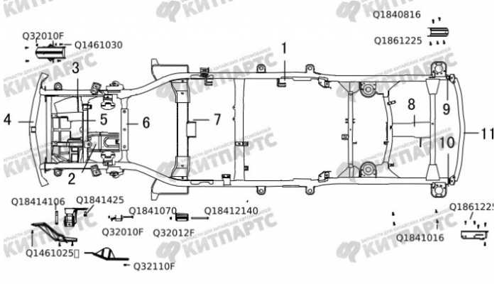 Рама 4G63 Great Wall DW Hower H3