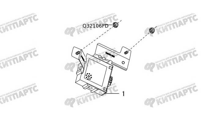 Блок парктроника Great Wall DW Hower H3