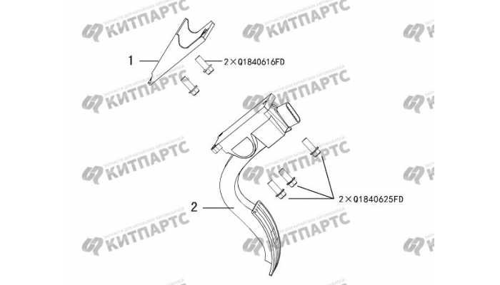 Педаль газа 4G63T Great Wall Hover H3 New