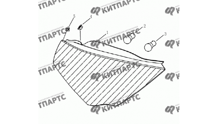 Фонари задние (седан) Geely