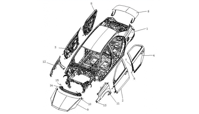 Кузов в сборе Geely